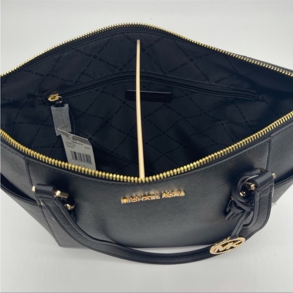 Michael Kors Charlotte Tote Bag Black - Picture 4 of 8